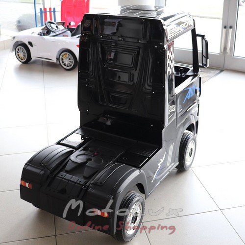 Detské elektrické auto грузовик-фура Bambi M 4208EBLR-2, Mercedes Actros, black
