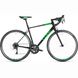 Közúti kerékpár Cube Attain, 28" ,58cm keret, 2018, black n flashgreen