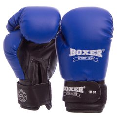 Рукавички боксерські штучна шкіра на липучці Boxer 2022 Еліт