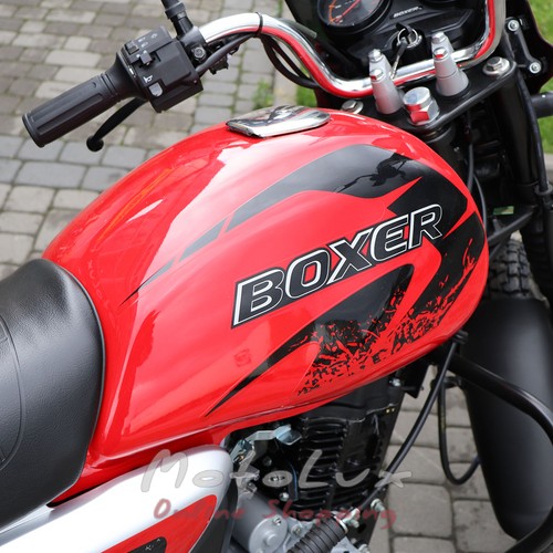 Motocykel Bajaj Boxer BM 150X disk, red