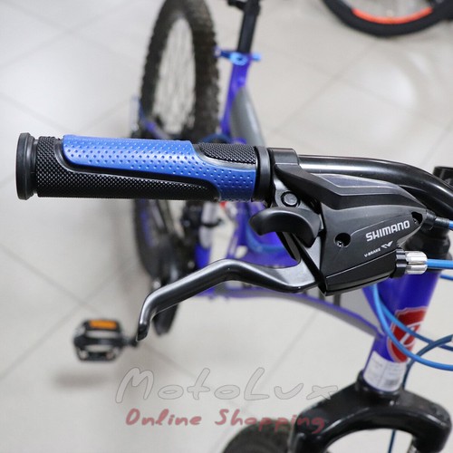 Mountain bicycle Benetti Quattro DD, wheels 26, frame 18, 2018, black n blue