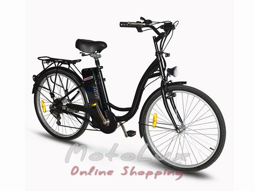 Elektromos kerékpár Skybike Lira Plus, kerék 26, 350 W, 36 V, black
