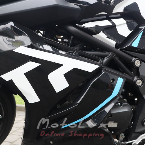 Мотоцикл Taro TR400 GP1, черный с голубым