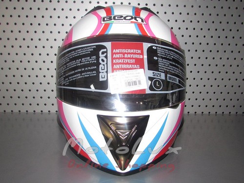Beon B500 white\pink\blue helmet