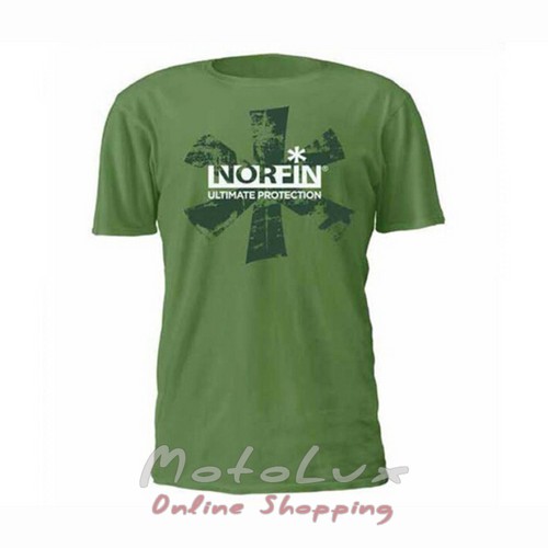 Norfin póló, 100% pamut, zöld