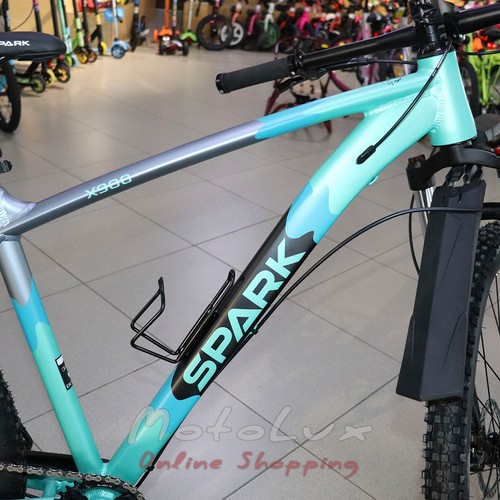 Spark X900 mountain bike, 29 wheel, 19 frame, blue with black