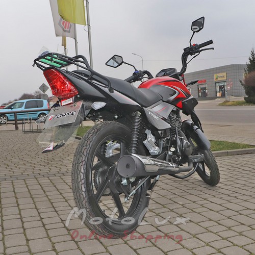 Forte FT 150-23N országúti motorkerékpár, fekete pirossal