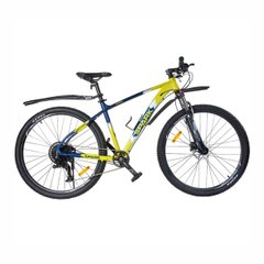 Spark X900 mountain bike, 29 wheel, 19 frame, yellow with blue
