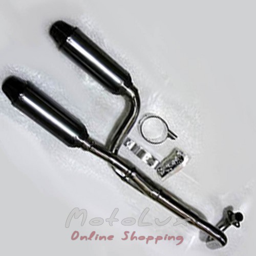Twin Pipe Muffler for X-Pit Motorcycle
