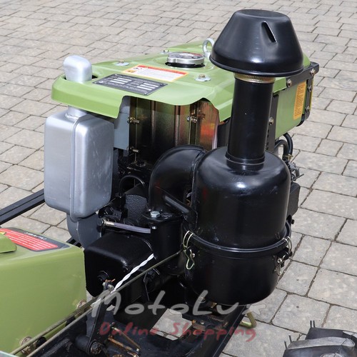 Diesel Walk-Behind Tractor Kentavr MB1012-5, Manual Starter, 12 HP + Rotavator