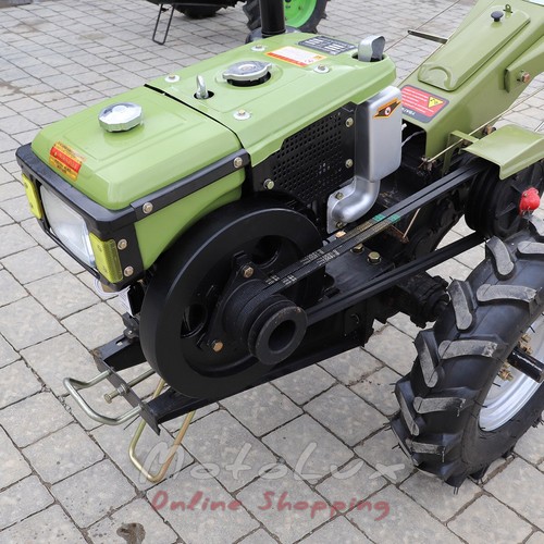 Egytengelyes disel kézi inditású kistraktor Kentaur MB1012-5,12 LE + talajmaró
