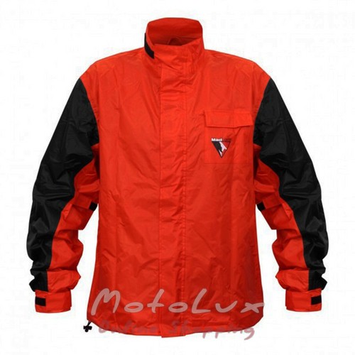 Moto raincoat MadBull Pro black n red