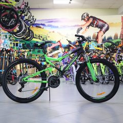 Гірський велосипед Azimut Scorpion GFRD, колеса 26, рама 17, green