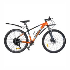 Horský bicykel Spark X750, 27,5 kolesa, 17 rám, čierna s oranžovou