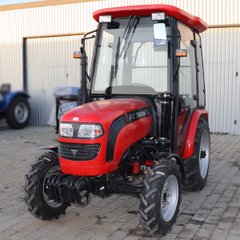 Tractor Foton FT 244НRXC 24 hp, 3 Cyl., 4x4, Power Steering, Blocking Differential, with Cabin red