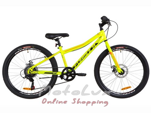 Подростковый велосипед Formula Forest DD, колеса 24, рама 12,5, 2019, green n orange
