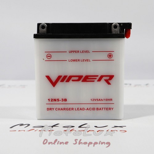 Акумулятор Viper 12N5-3B 5Ah, 12V 3B