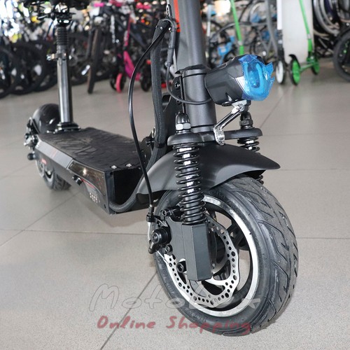 Electric scooter T4 Crosser with seat, wheels 10, black