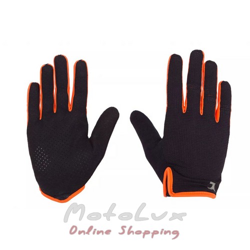 Green Cycle Punah 2 Closed Finger Gloves, Size M, Black/Orange