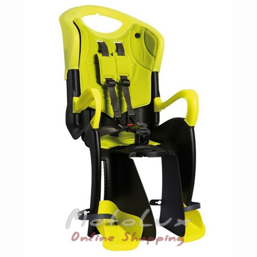 Rear seat Bellelli Tiger Relax B-fix, to 22kg, black with light green lining