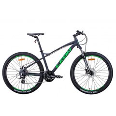 Горный велосипед AL 27.5 Leon XC-90 SE AM Hydraulic lock out DD, рама 16.5, graphite with green, 2022