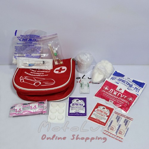 First-aid kit Master Avto, 25 units, soft bag
