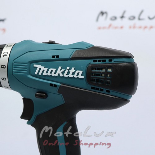 Rechargeable screwdriver Makita DF457DWE, 42N*m, 1400rpm