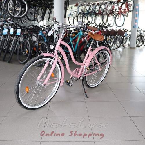 Neuzer Beach road bike, wheels 26, frame 17, pink