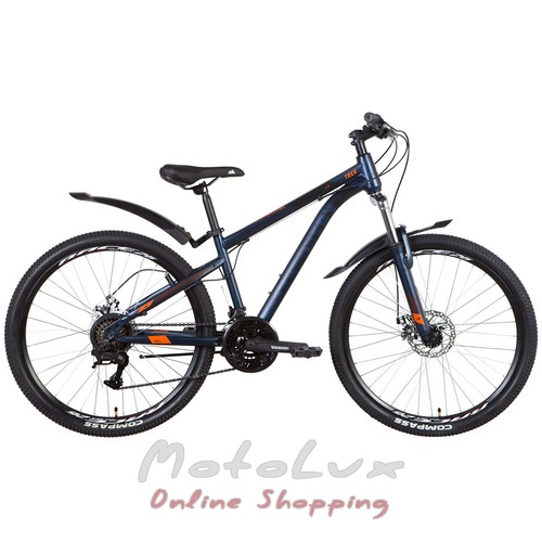 Гірський велосипед ST 26 Discovery Trek AM DD, рама 13, blue n black, 2022