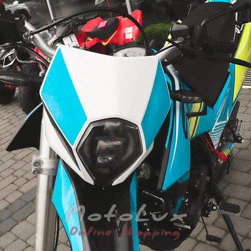 Motorcycle Lifan KPX 250, yellow with blue, 2023