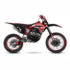 Kayo T4 300 Enduro Motorcycle, Black with Red, 2024