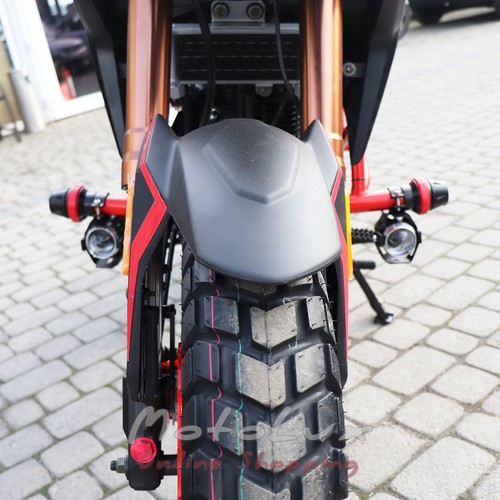 Motocykel SPARK SP300T 2, čierna s červenou