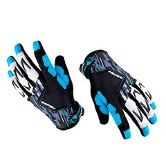 Gloves Venzo VZ-F29-006 with fingers, size M, blue