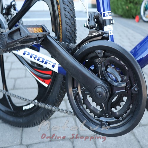 Horský bicykel T26BLADE, kolesá 26, rám 17, modrý