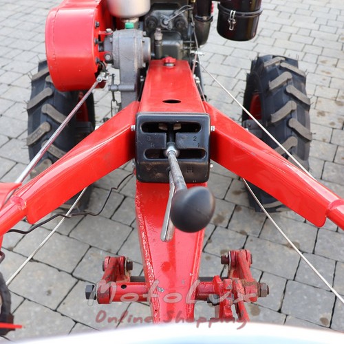 Walk-Behind Tractor Zarya 121S, 12 HP, Manual Starter, Plow + Soil Cutter
