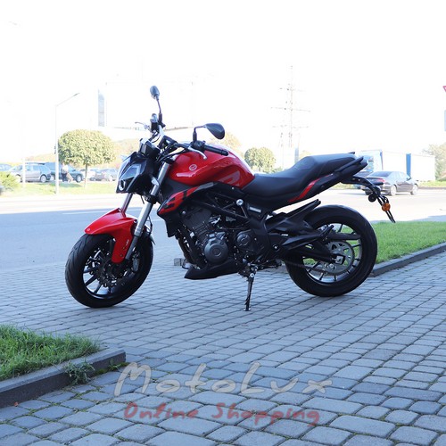 Motocykel Benelli TNT302S ABS, červený