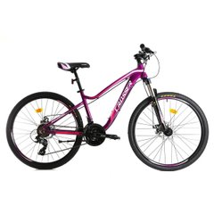 Crosser P6-2 teenage bike, wheel 27.5, frame 15.5, purple, 2021