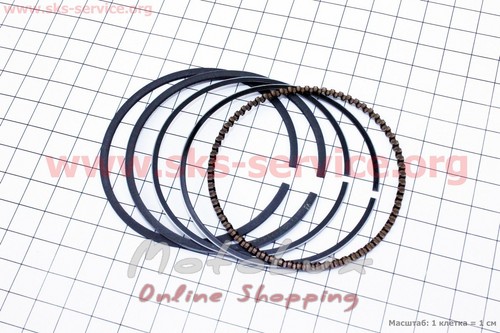 Piston rings Ø68mm +0.25, 168F