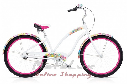 Mestský bicykel Electra Chroma Ladies, kolesá 26, white