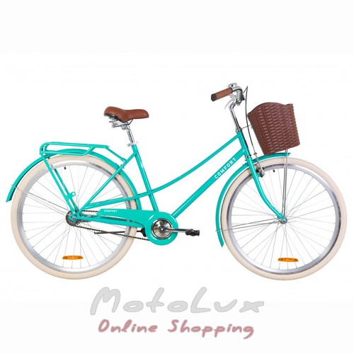 Міський велосипед Dorozhnik Comfort Female, колесо 28, рама 19,5, 2020, violet