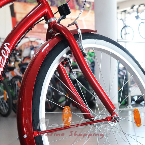 Дорожный велосипед Neuzer California, колеса 26, рама 17, красный