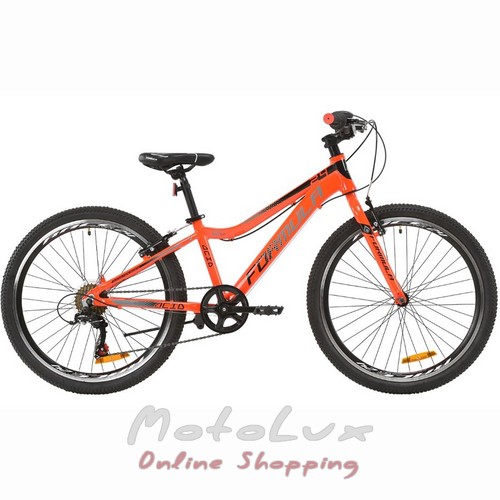 Подростковый велосипед Formula Acid 1.0 VBR, колесо 24, рама 12, 2020, red n black