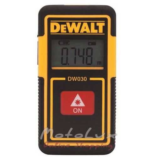 Далекомір лазерний DeWALT DW030PL, 9м