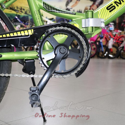 Children's city bicycle Dorozhnik Smart, wheels 20, 2016, green
