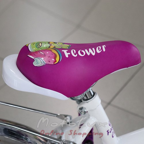 Дитячий велосипед Formula Flower, колеса 20, рама 13 2019, white n violet
