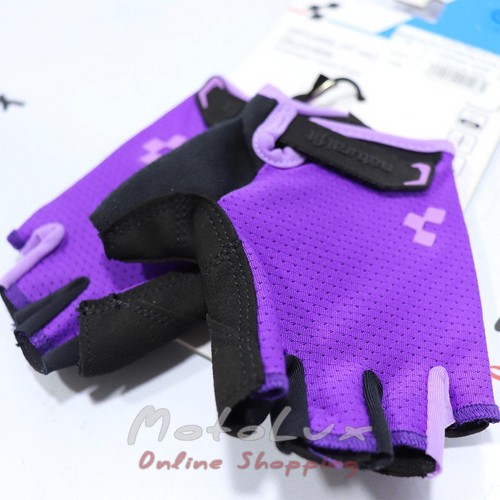 Kesztyű Cube Natural Fit WLS Handschuhe Kurzfinger, S méret,violet/purple