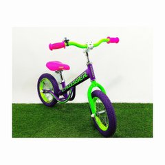 Detský balančný bicykel Crosser Balance Bike New 14", fialový
