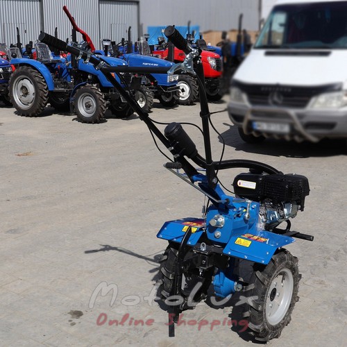 Petrol Walk-Behind Tractor Kentavr MB 2070B-4, 7 HP, Manual Starter blue