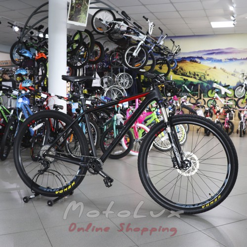 Горный велосипед Cyclone Pro, колесо 29, рама 19, 2019, black