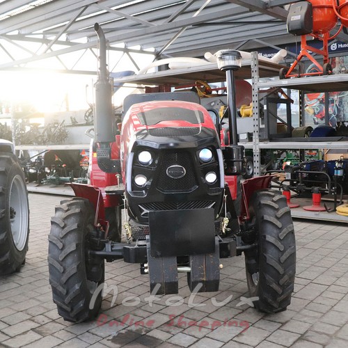 Tractor Kentavr 404S, 40 hp, 4x4, 4 cylinders, 2 hydraulic outlets, red
